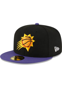 New Era Phoenix Suns Mens Black 2T Basic 59FIFTY Fitted Hat