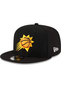 New Era Phoenix Suns Black Basic 9FIFTY Mens Snapback Hat