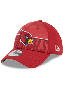 New Era Arizona Cardinals Mens Red 2023 Training Camp 39THIRTY Flex Hat