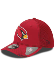 New Era Arizona Cardinals Mens Red Team Neo 39THIRTY Flex Hat