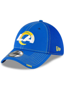 New Era Los Angeles Rams Mens Blue Team Neo 39THIRTY Flex Hat