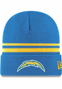 New Era Los Angeles Chargers Blue Cuff Mens Knit Hat