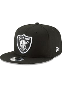 New Era Las Vegas Raiders Black Basic BW JR 59FIFTY Mens Snapback Hat