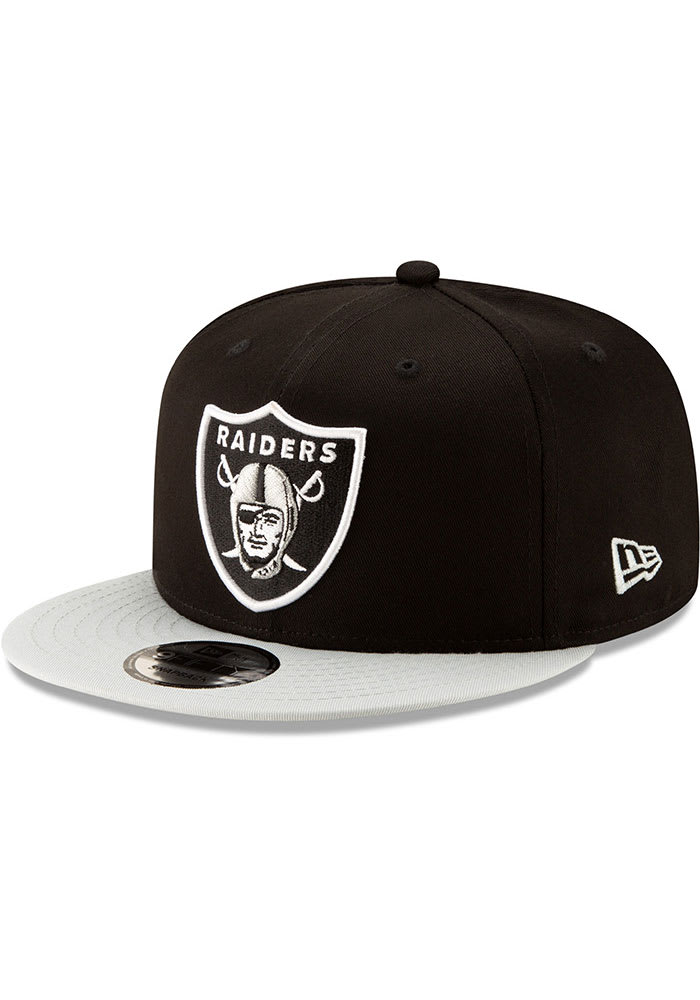 Las Vegas Raiders New Era BLACK 2T Basic 9FIFTY Snapback Hat