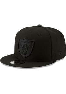 New Era Las Vegas Raiders Black Basic 9FIFTY Iconic Mens Snapback Hat