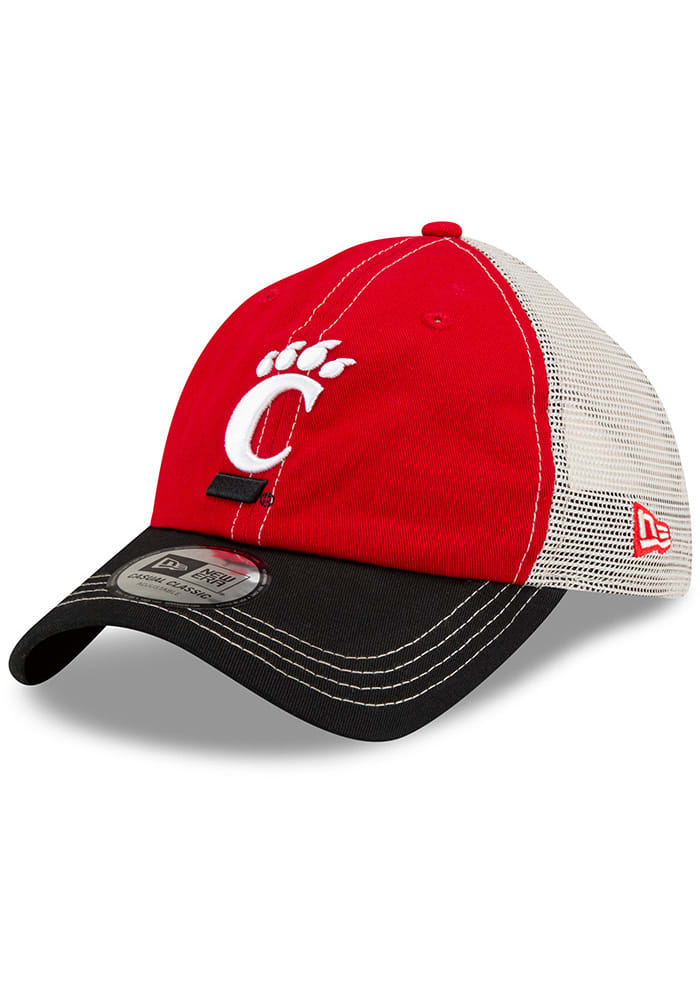 New Era Cincinnati Bearcats 2T Casual Classic Trucker Adjustable Hat - Red