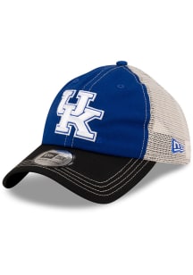 New Era Kentucky Wildcats 2T Casual Classic Trucker Adjustable Hat - Blue