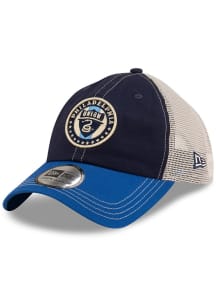 New Era Philadelphia Union 2T Casual Classic Trucker Adjustable Hat - Navy Blue