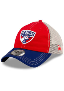 New Era FC Dallas 2T Casual Classic Trucker Adjustable Hat - Red