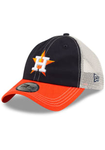 New Era Houston Astros 2T Casual Classic Trucker Adjustable Hat - Navy Blue