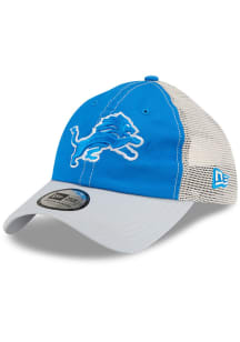New Era Detroit Lions 2T Casual Classic Trucker Adjustable Hat - Blue