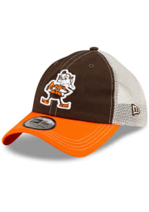 New Era Cleveland Browns 2T Casual Classic Trucker Classic Adjustable Hat - Brown