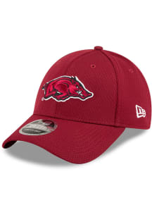 New Era Arkansas Razorbacks Strech Snap 9FORTY Adjustable Hat - Red