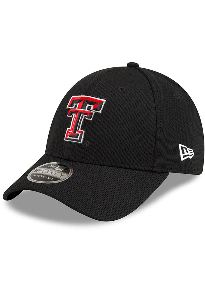 New Era Texas Tech Red Raiders Strech Snap 9FORTY Adjustable Hat - Black