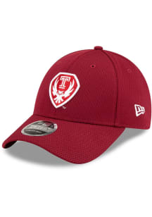 New Era Temple Owls Strech Snap 9FORTY Adjustable Hat - Red