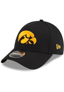 New Era Iowa Hawkeyes Strech Snap 9FORTY Adjustable Hat - Black