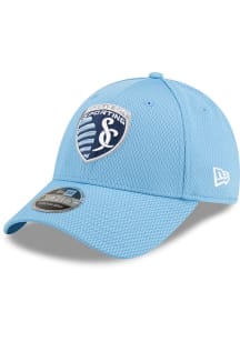 New Era Sporting Kansas City Strech Snap 9FORTY Adjustable Hat - Light Blue