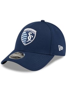 New Era Sporting Kansas City Strech Snap 9FORTY Adjustable Hat - Blue