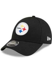 New Era Pittsburgh Steelers Strech Snap 9FORTY Adjustable Hat - Black