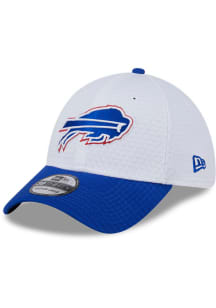 New Era Buffalo Bills Mens White 2024 Training Camp 39THIRTY Flex Hat