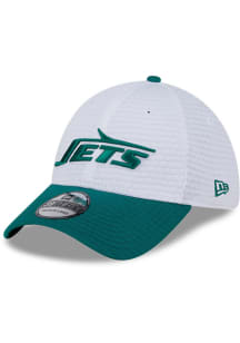 New Era New York Jets Mens White 2024 Training Camp 39THIRTY Flex Hat