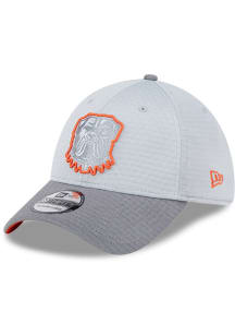 New Era Cleveland Browns Mens Grey 2024 Training Camp 39THIRTY Flex Hat