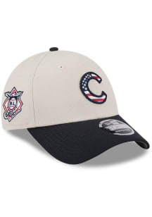 New Era Chicago Cubs 2024 4th of July 9FORTY Adjustable Hat - White