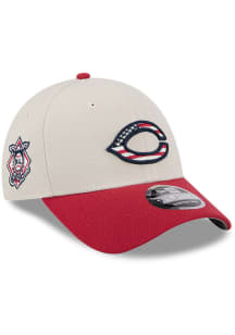 New Era Cincinnati Reds 2024 4th of July 9FORTY Adjustable Hat - White