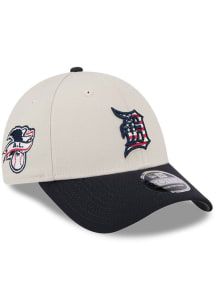 New Era Detroit Tigers 2024 4th of July 9FORTY Adjustable Hat - White