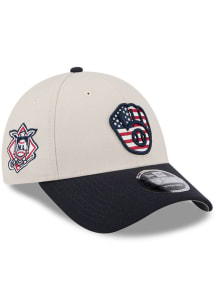 New Era Milwaukee Brewers 2024 4th of July 9FORTY Adjustable Hat - White