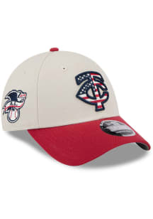 New Era Minnesota Twins 2024 4th of July 9FORTY Adjustable Hat - White