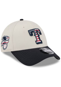 New Era Texas Rangers 2024 4th of July 9FORTY Adjustable Hat - White