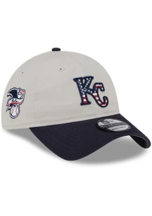 New Era Kansas City Royals 2024 4th of July 9TWENTY Adjustable Hat - White