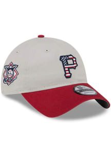 New Era Pittsburgh Pirates 2024 4th of July 9TWENTY Adjustable Hat - White