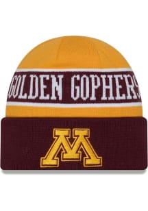 Minnesota Golden Gophers New Era Reverse JR Cuff Youth Knit Hat - Maroon