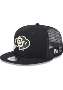 New Era Colorado Buffaloes Black Evergreen Trucker JR 9FIFTY Youth Snapback Hat