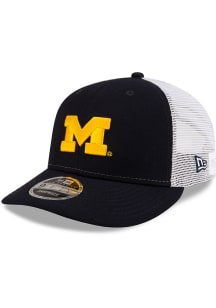 New Era Michigan Wolverines Navy Blue LP9FIFTY Mens Snapback Hat