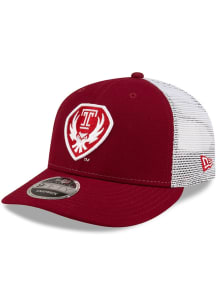 New Era Temple Owls Red LP9FIFTY Mens Snapback Hat