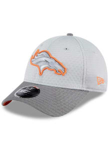 New Era Denver Broncos 2024 Training Camp Stretch 9FORTY Adjustable Hat - Grey