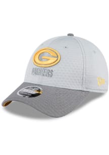 New Era Green Bay Packers 2024 Training Camp Stretch 9FORTY Adjustable Hat - Grey