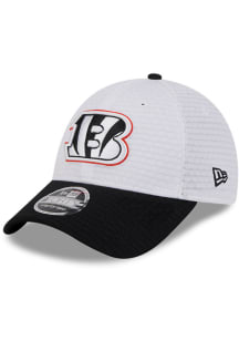 New Era Cincinnati Bengals 2024 Training Camp Stretch 9FORTY Adjustable Hat - White