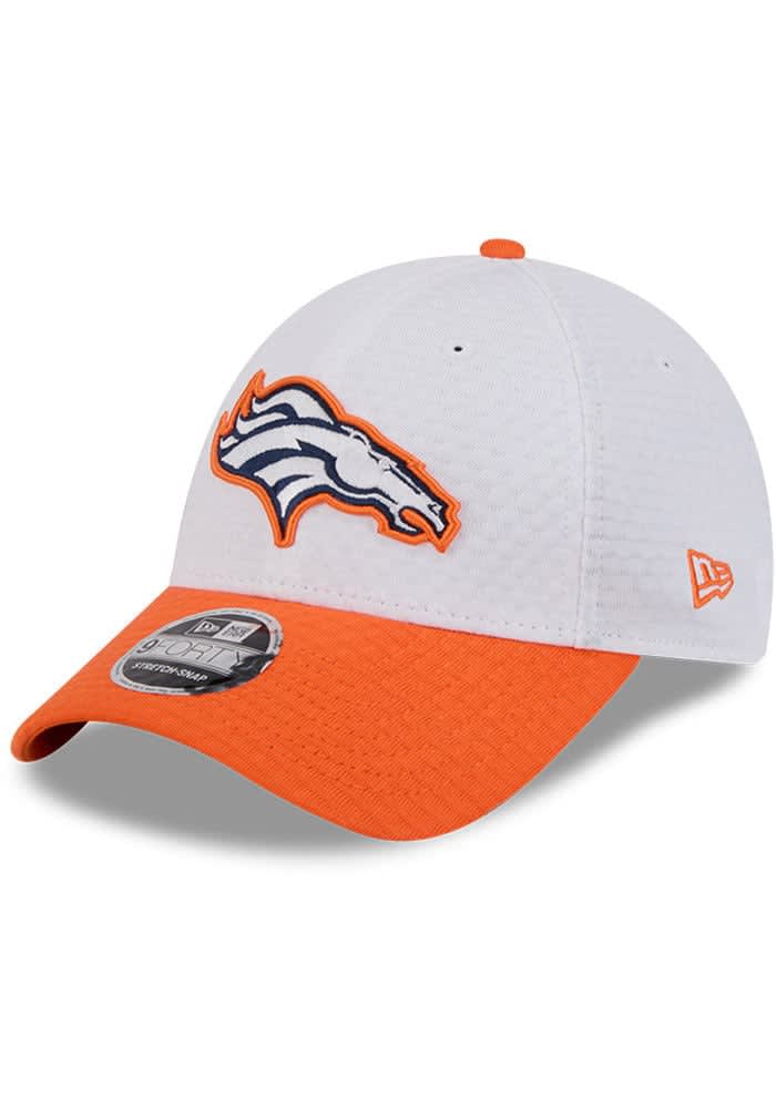 New Era Denver Broncos 2024 Training Camp Stretch 9FORTY Adjustable Hat WHITE