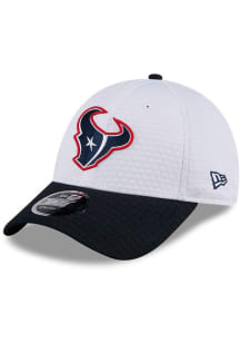New Era Houston Texans 2024 Training Camp Stretch 9FORTY Adjustable Hat - White