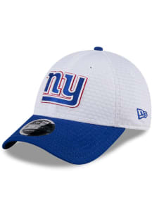 New Era New York Giants 2024 Training Camp Stretch 9FORTY Adjustable Hat - White