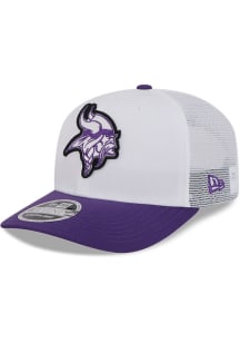 New Era Minnesota Vikings 2024 Training Camp Stretch 9SEVENTY Adjustable Hat - White
