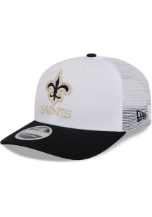 New Era New Orleans Saints 2024 Training Camp Stretch 9SEVENTY Adjustable Hat - White