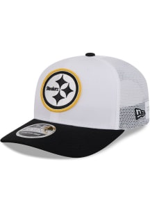 New Era Pittsburgh Steelers 2024 Training Camp Stretch 9SEVENTY Adjustable Hat - White