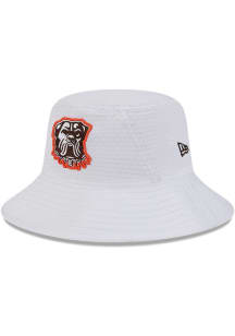 New Era Cleveland Browns White 2024 Training Camp Mens Bucket Hat