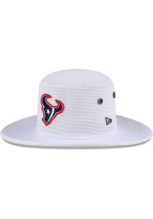 New Era Houston Texans White 2024 Training Camp Panama Mens Bucket Hat