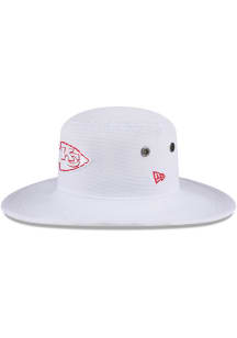 New Era Kansas City Chiefs White 2024 Training Camp Panama Mens Bucket Hat
